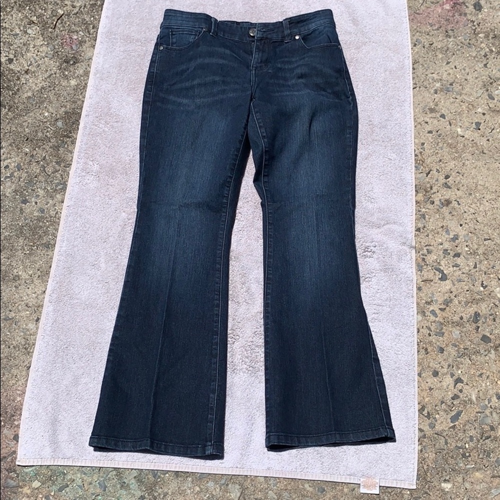 Dark wash the limited denim jeans